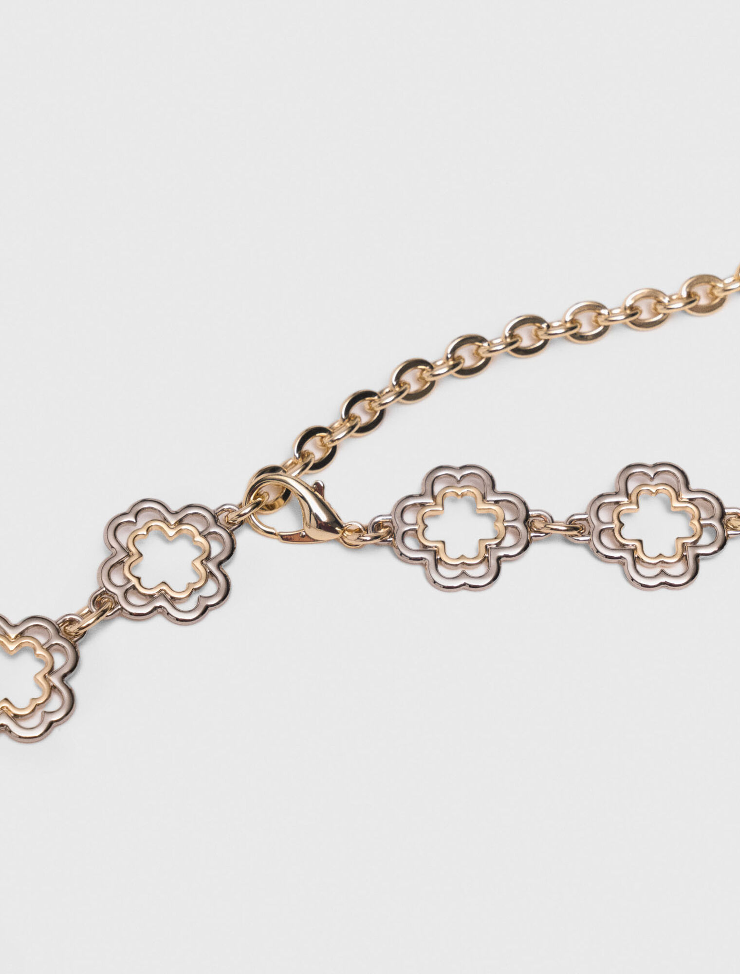 Ceinture chaine Clover bicolore