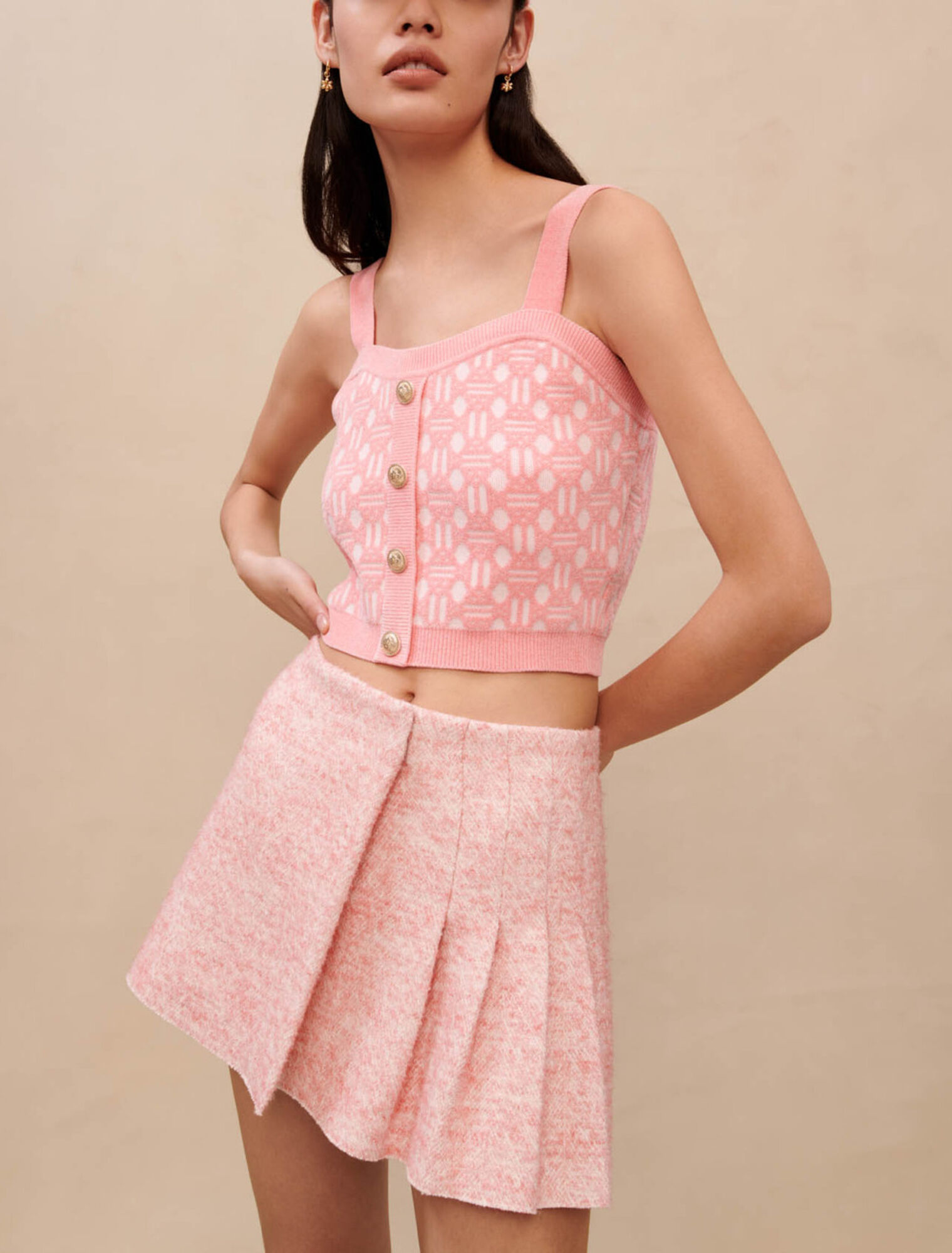Mini-jupe rose