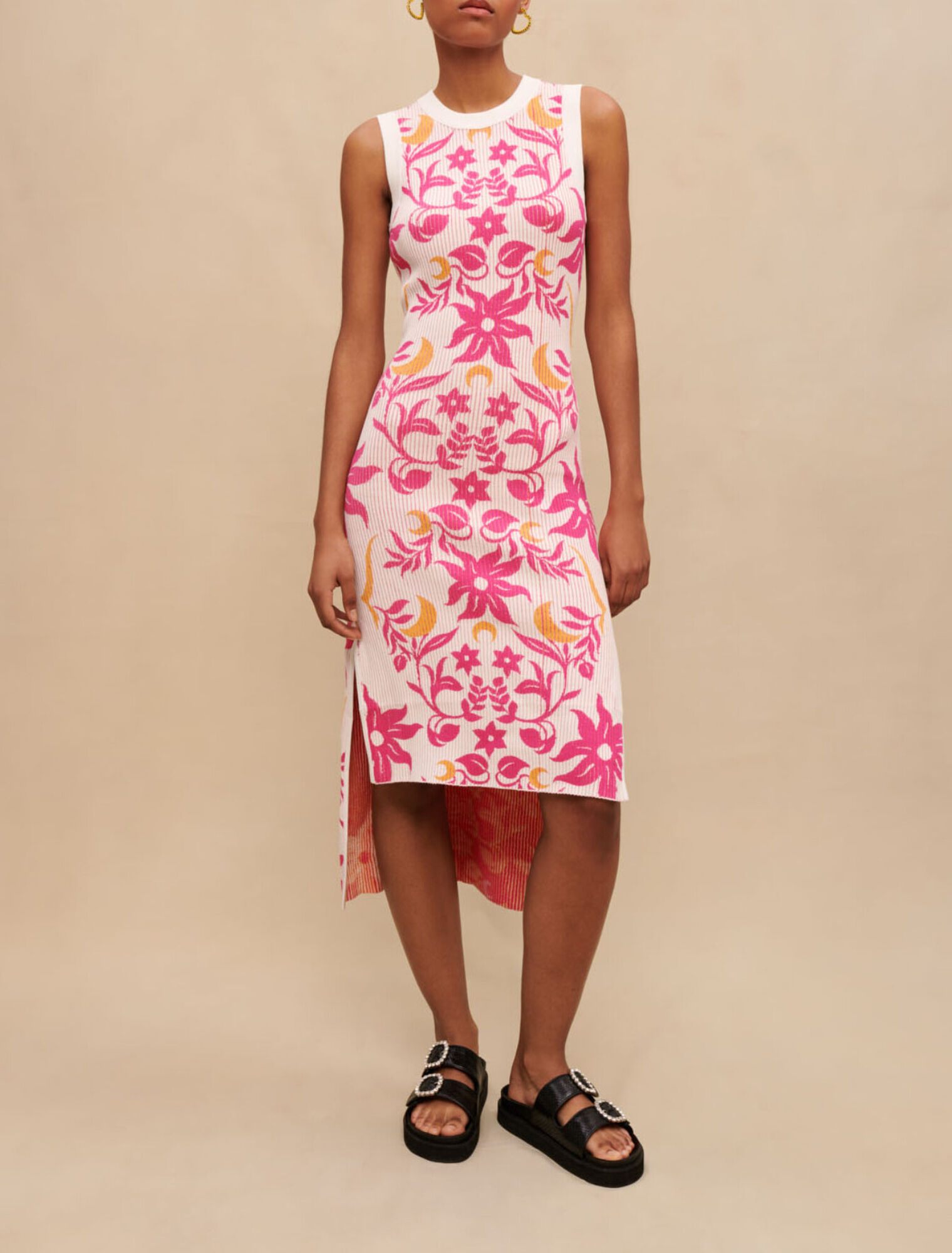 Printed reversible dress