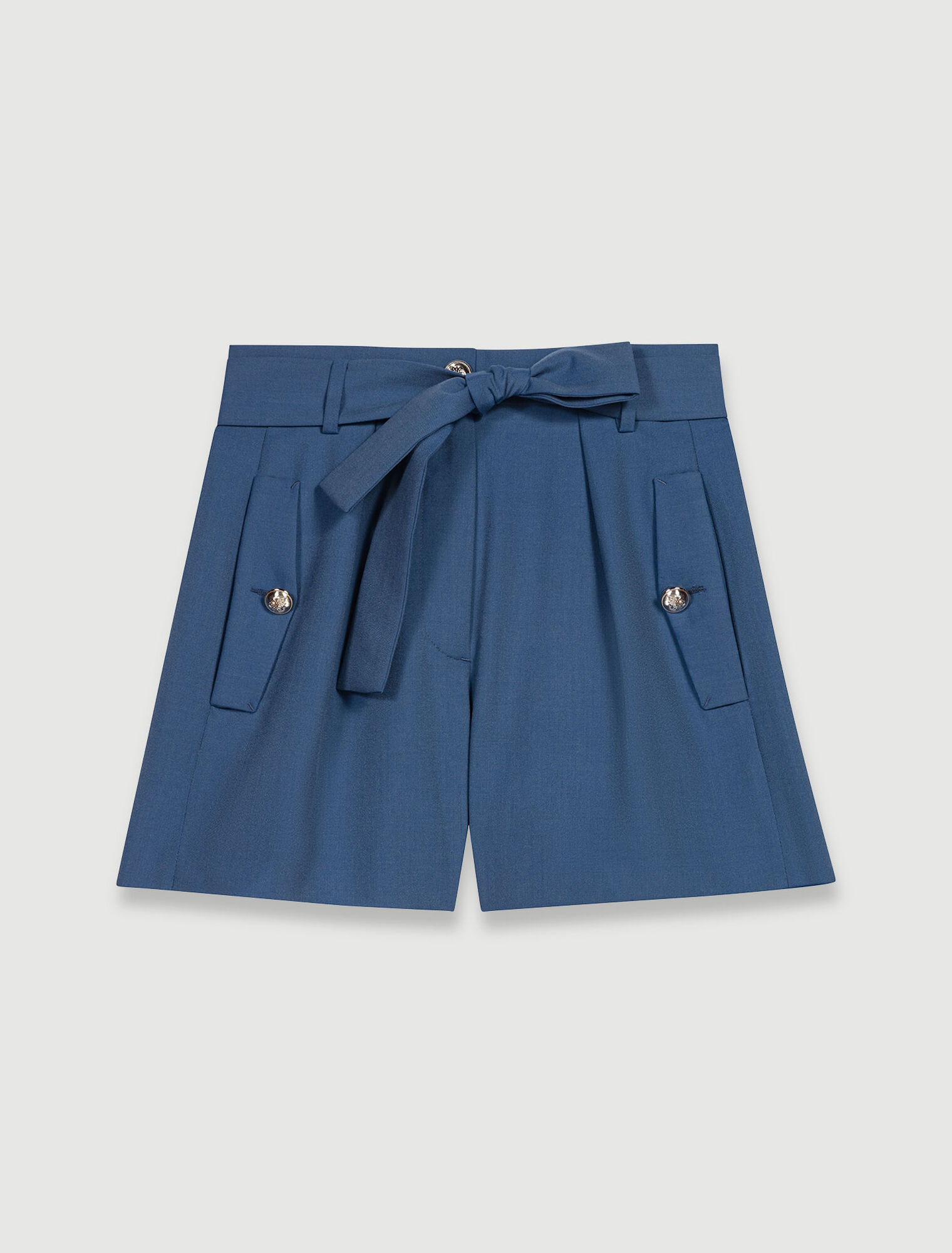 High-waisted shorts
