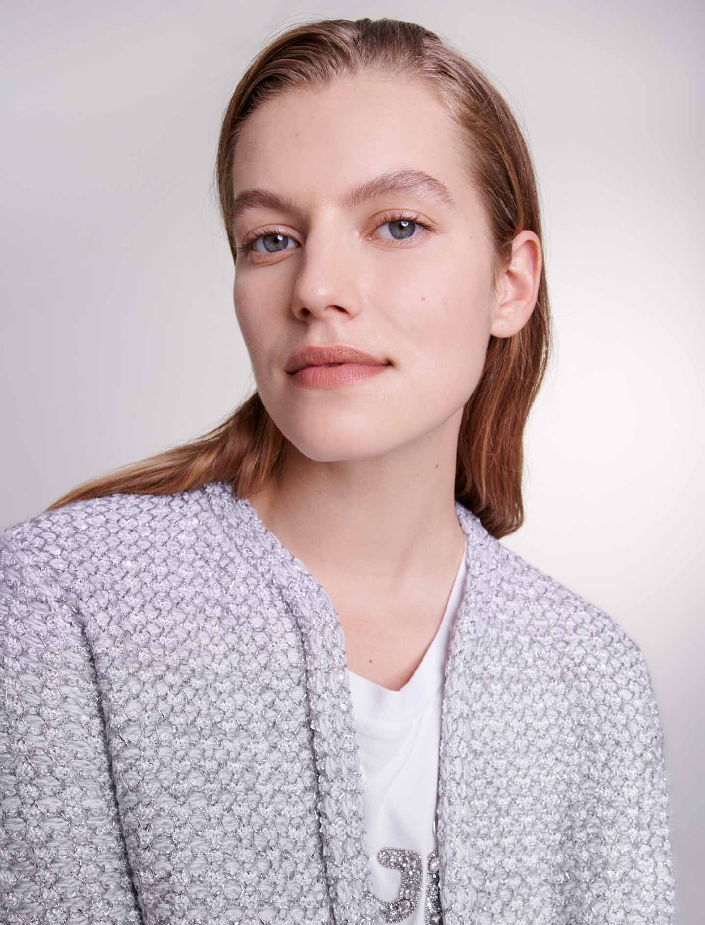 Maje tweed cardigan store