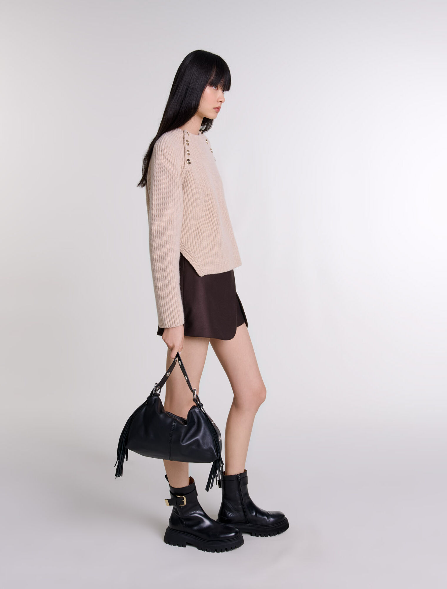 Sac Miss M en cuir lisse
