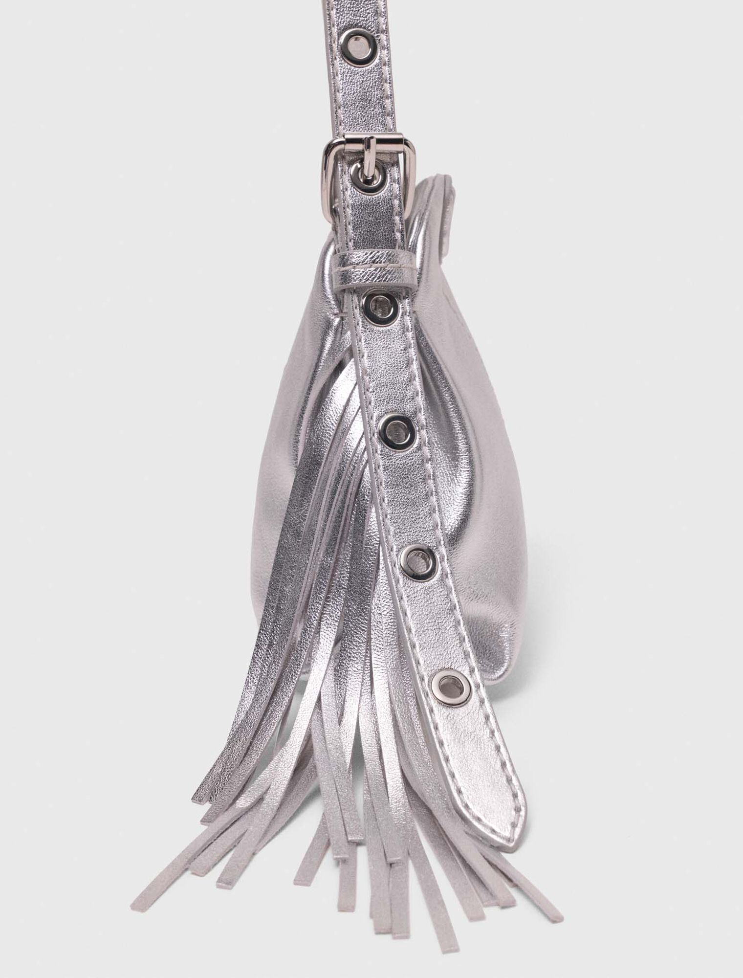 Sac Miss M micro en cuir m&eacute;tallis&eacute;