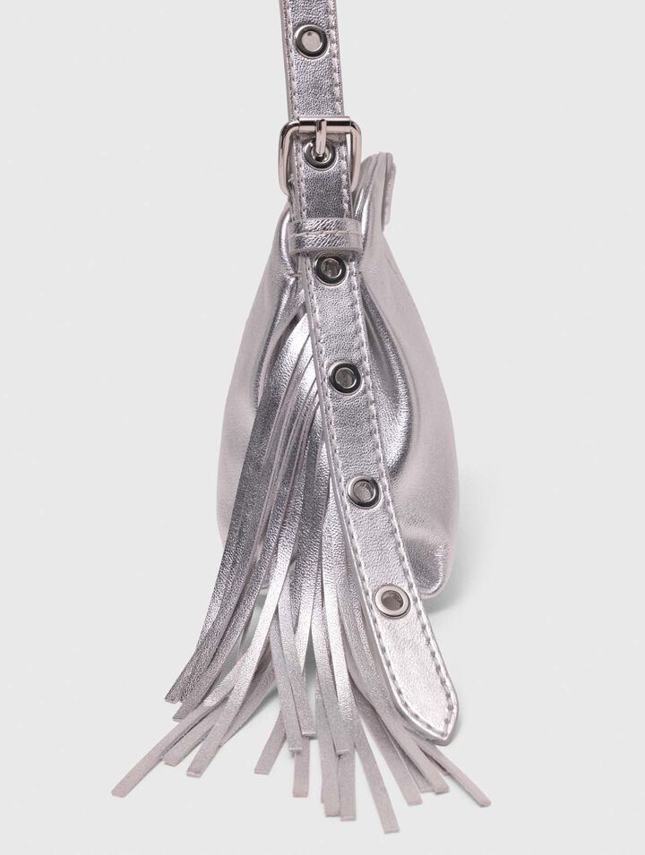 Sac Miss M micro en cuir m&eacute;tallis&eacute;