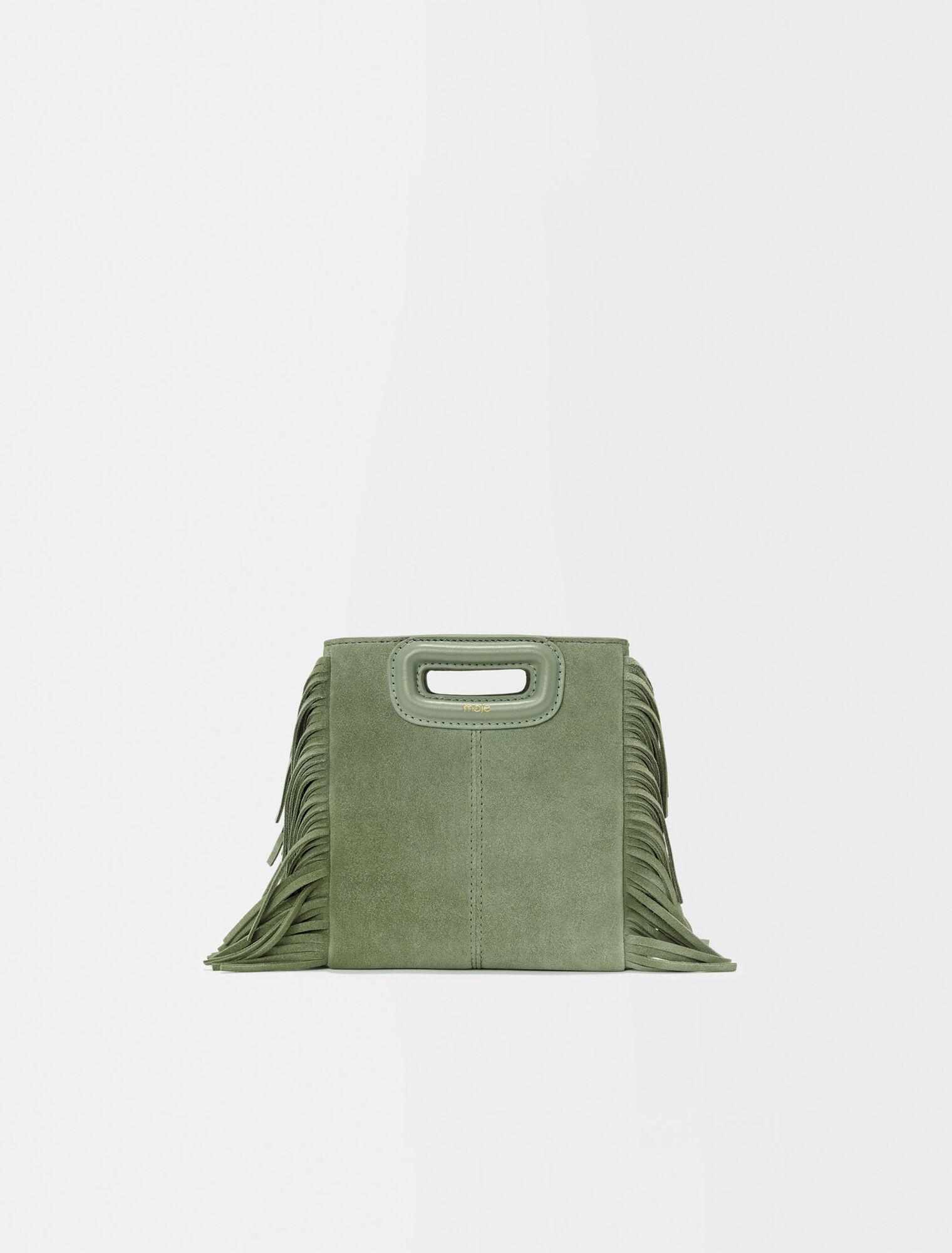 Sac M mini en cuir suède