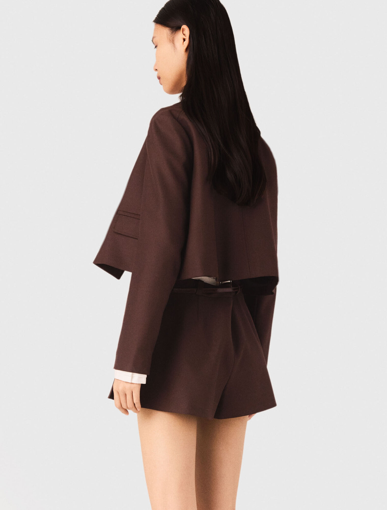 Veste courte à double boutonnage