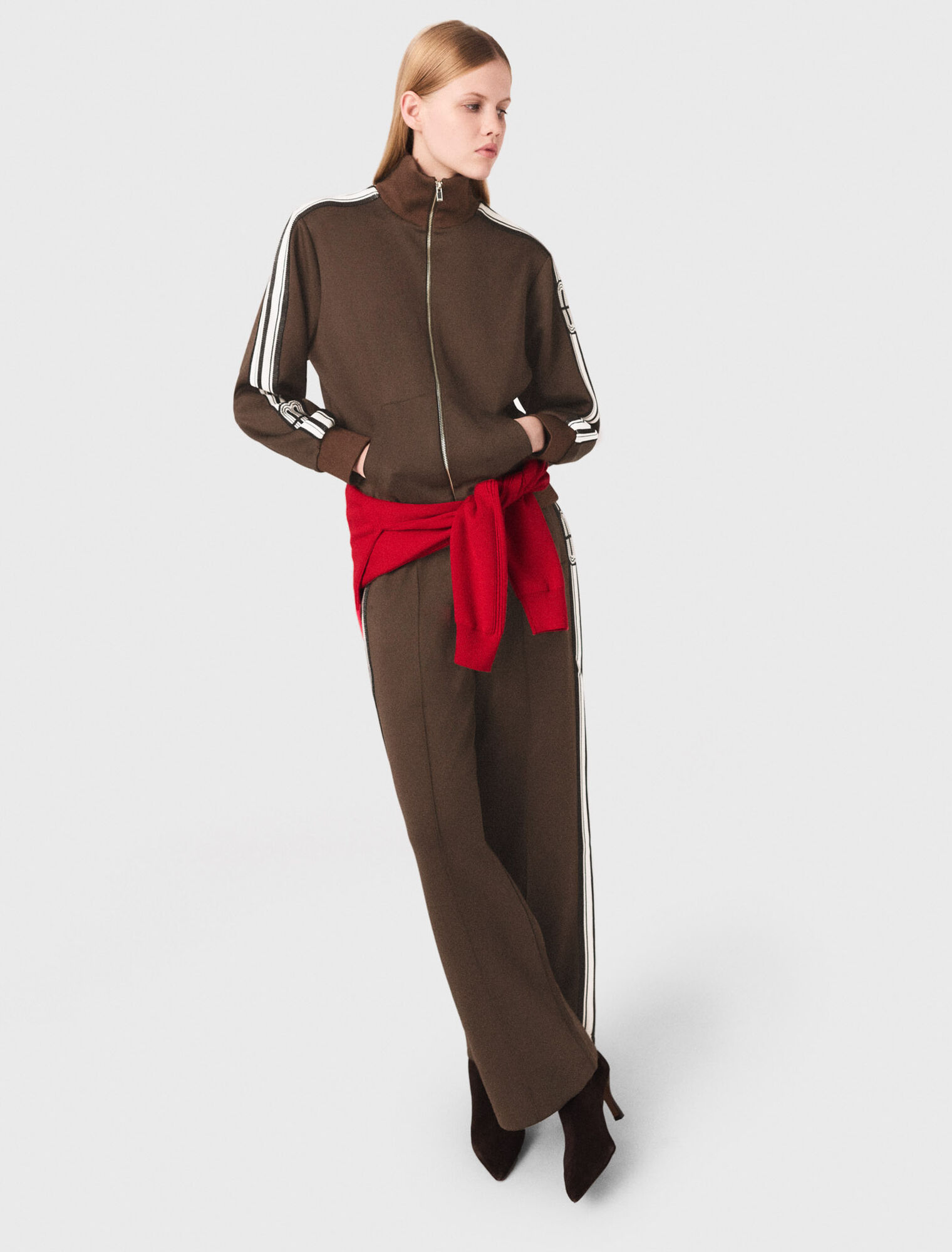 Sweatshirt with straight stripes Sweatshirt with straight stripes