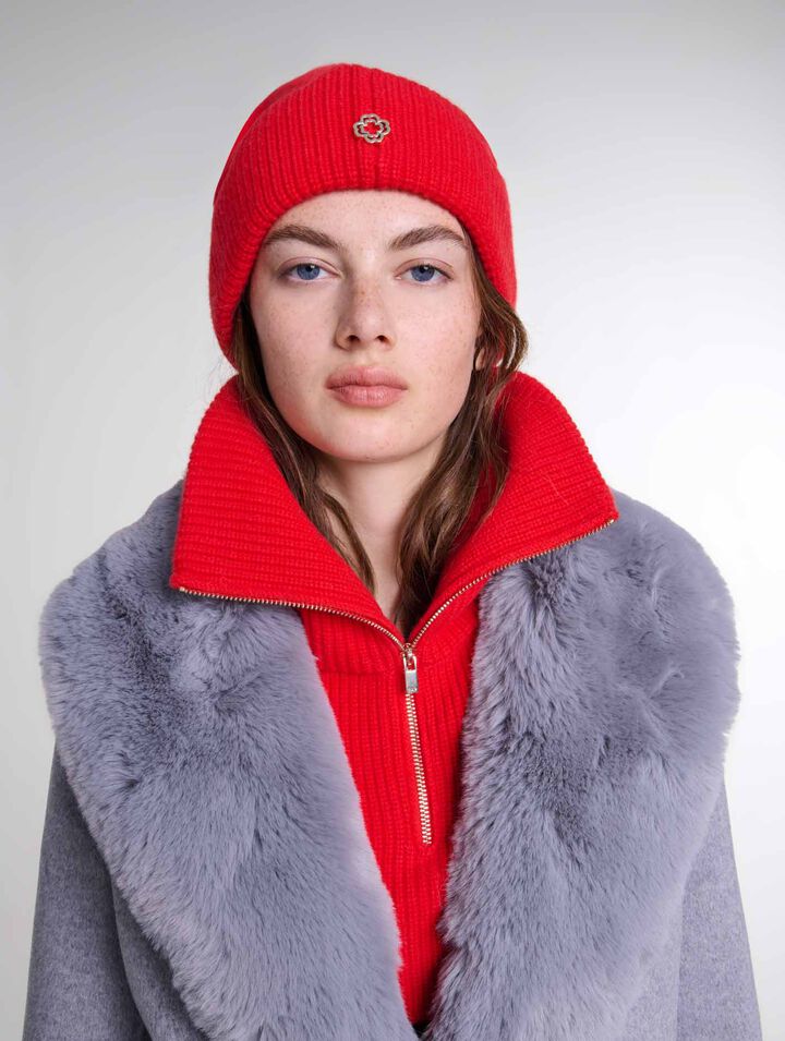 Bonnet en laine et cachemire