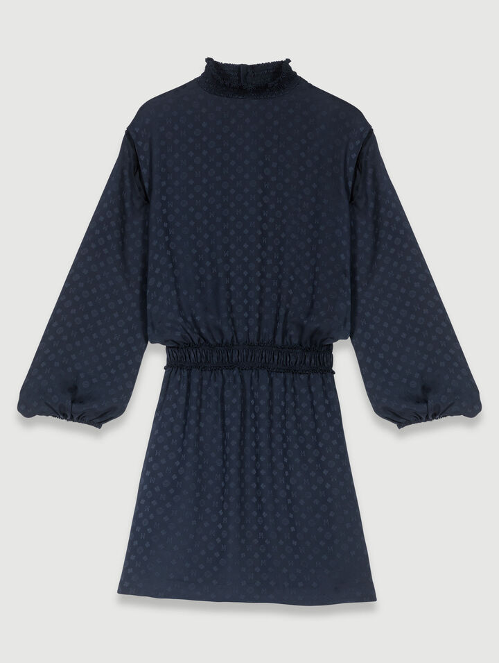 Robe courte en tweed