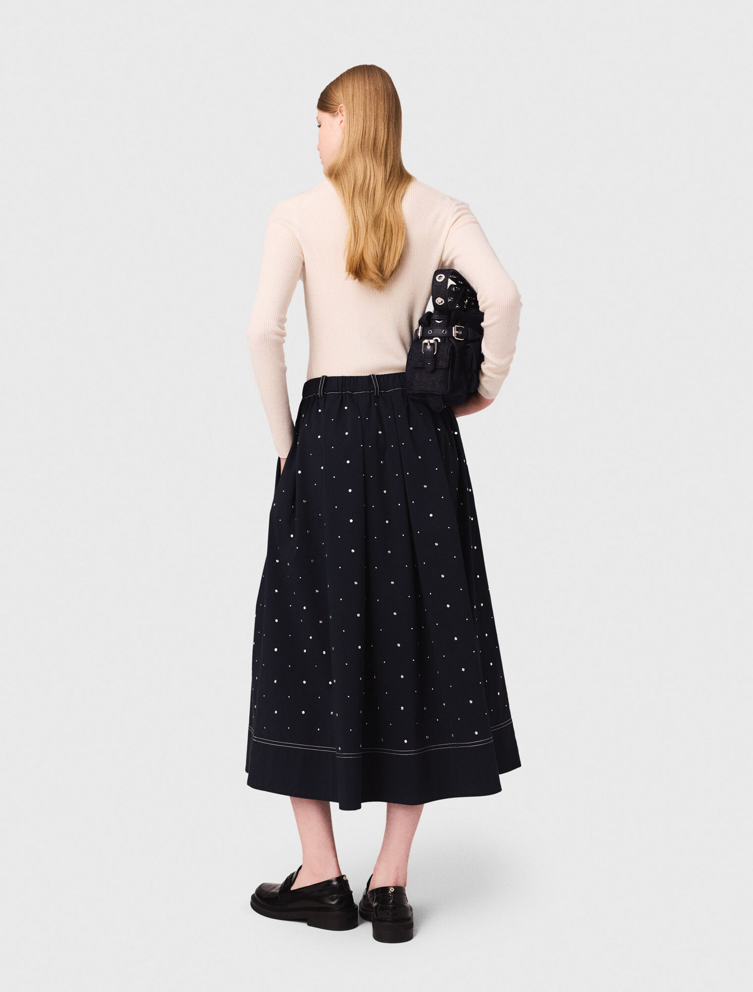 Wool and silk jumper