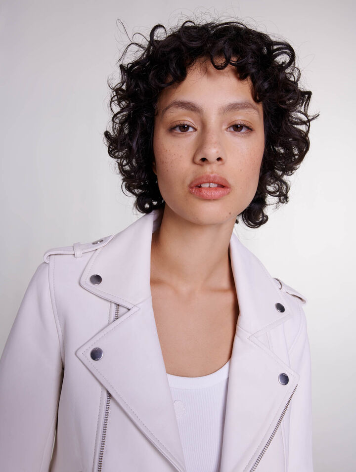 Veste en cuir