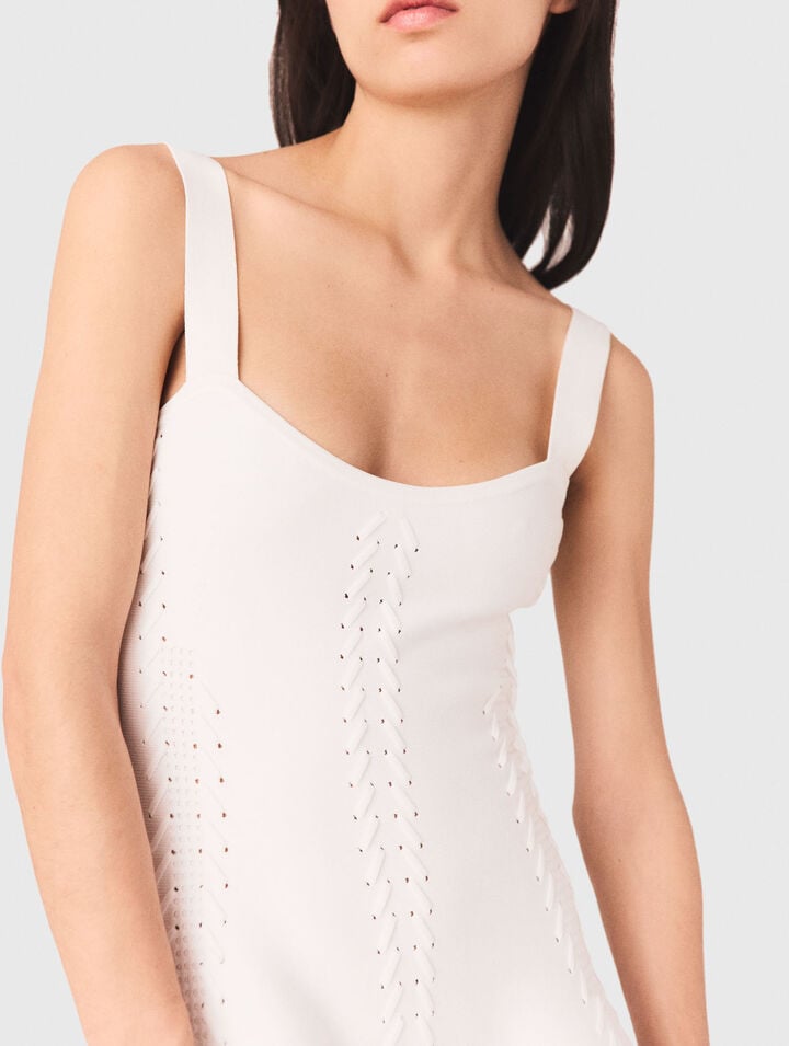 Robe midi en maille