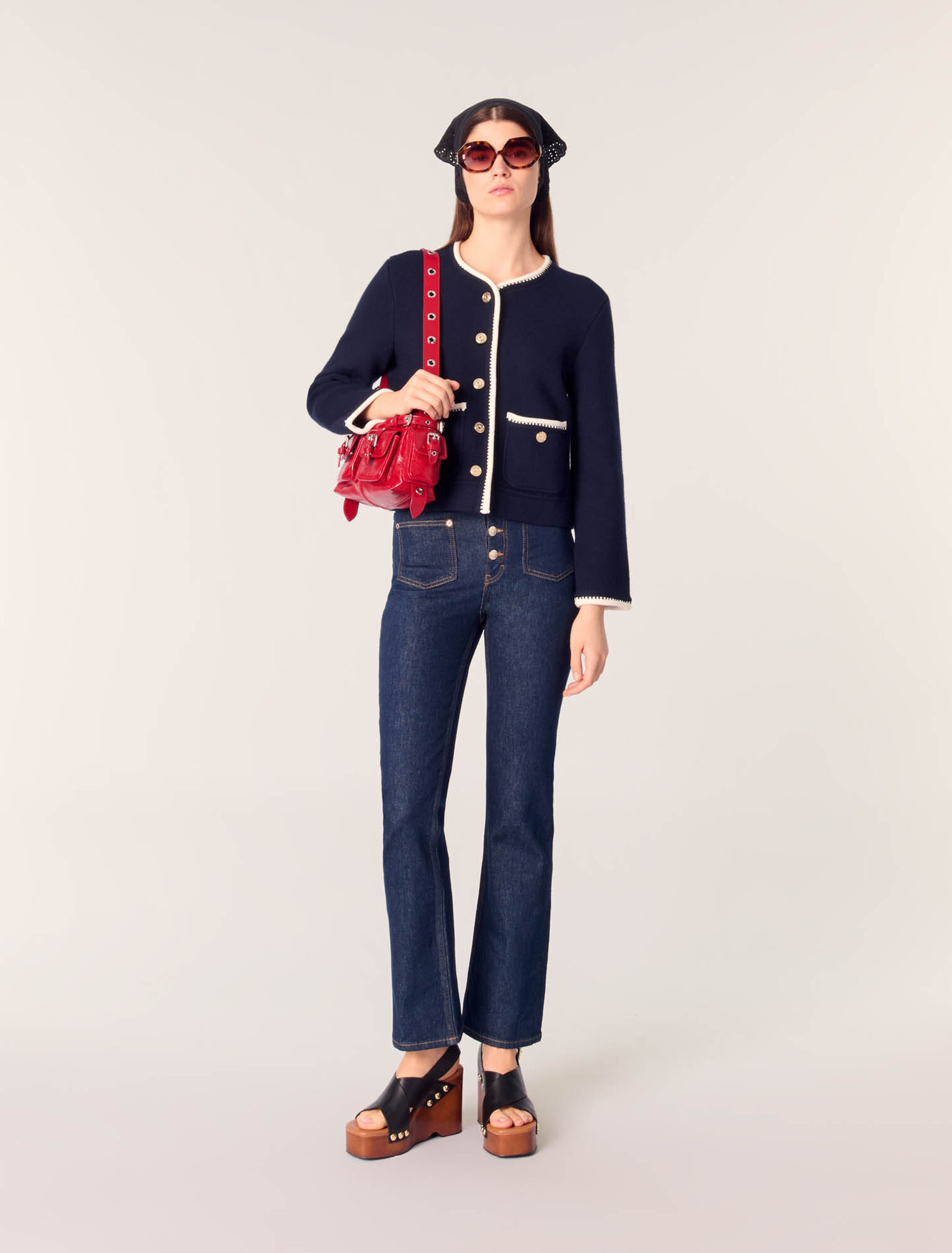 Sac Miss M Mini pockets en cuir use