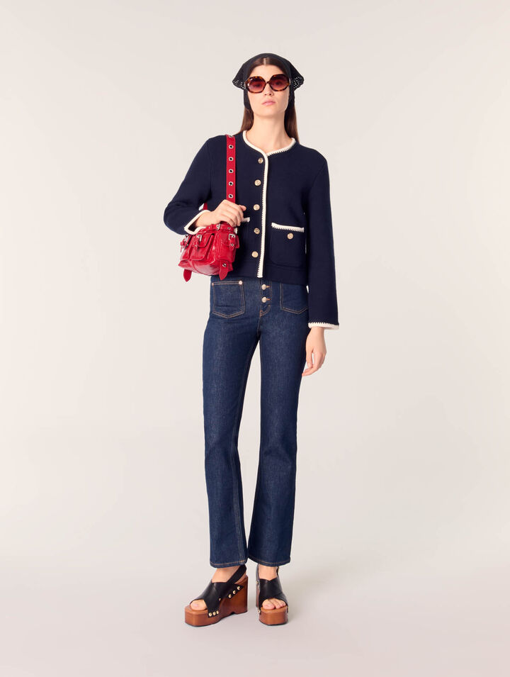Sac Miss M Mini pockets en cuir use