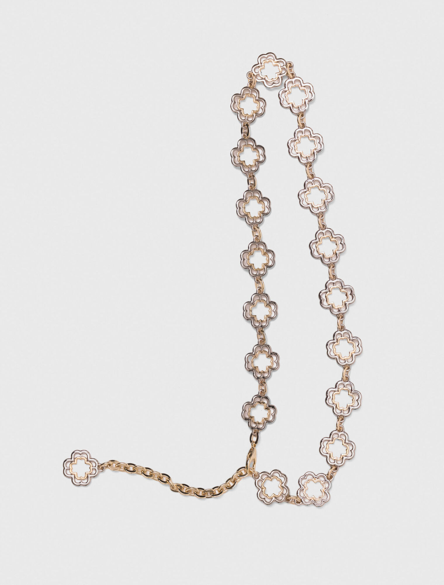 Ceinture chaine Clover bicolore
