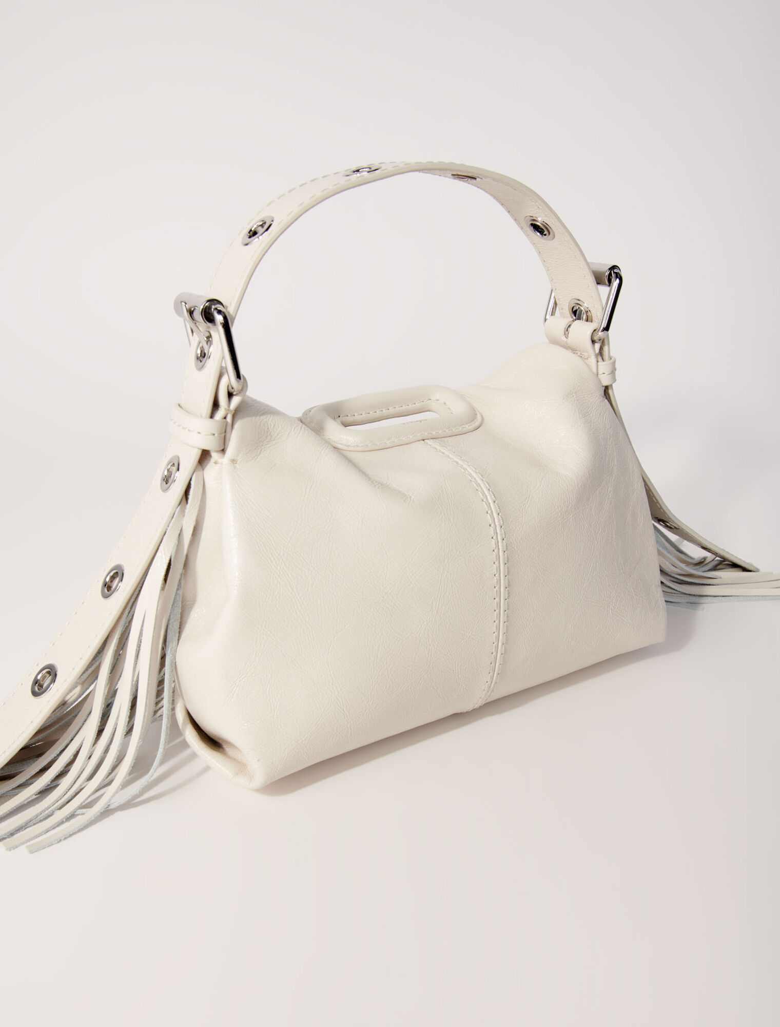 Crackle leather mini Miss M bag
