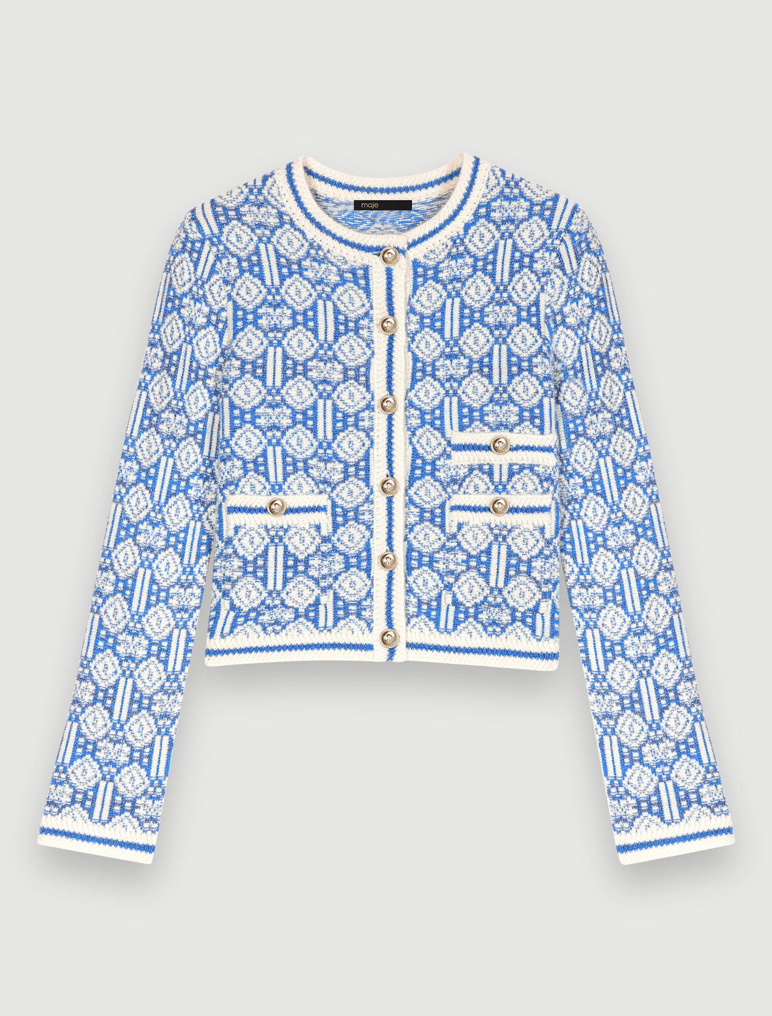 Cardigan en jacquard