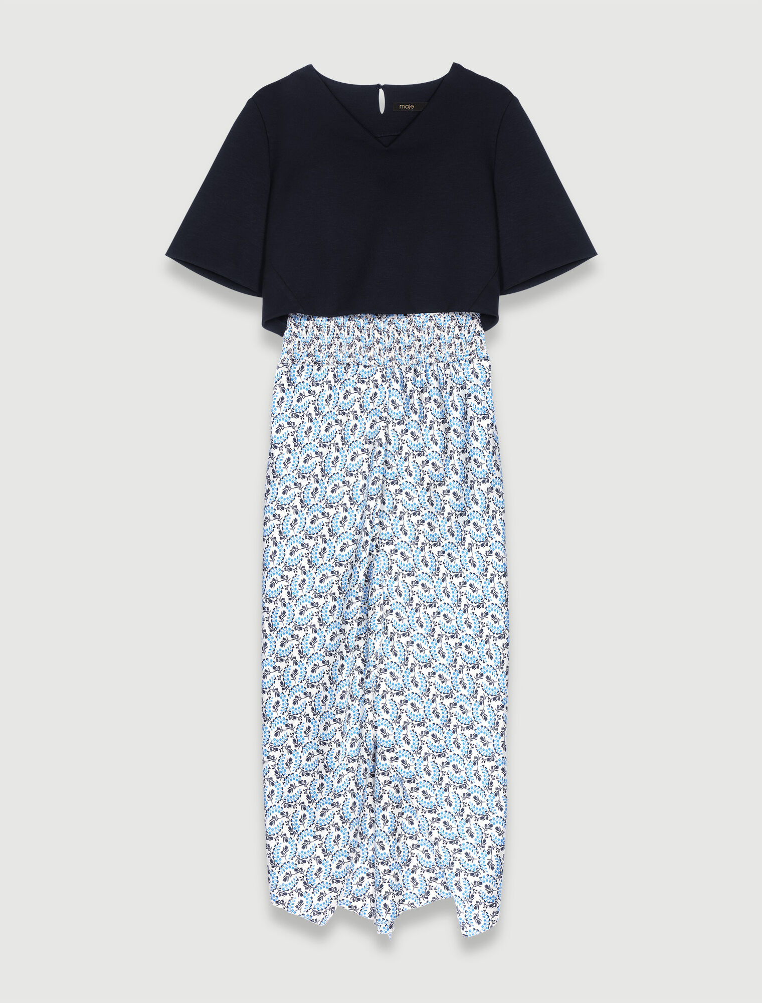Robe 2-en-1 fleurie