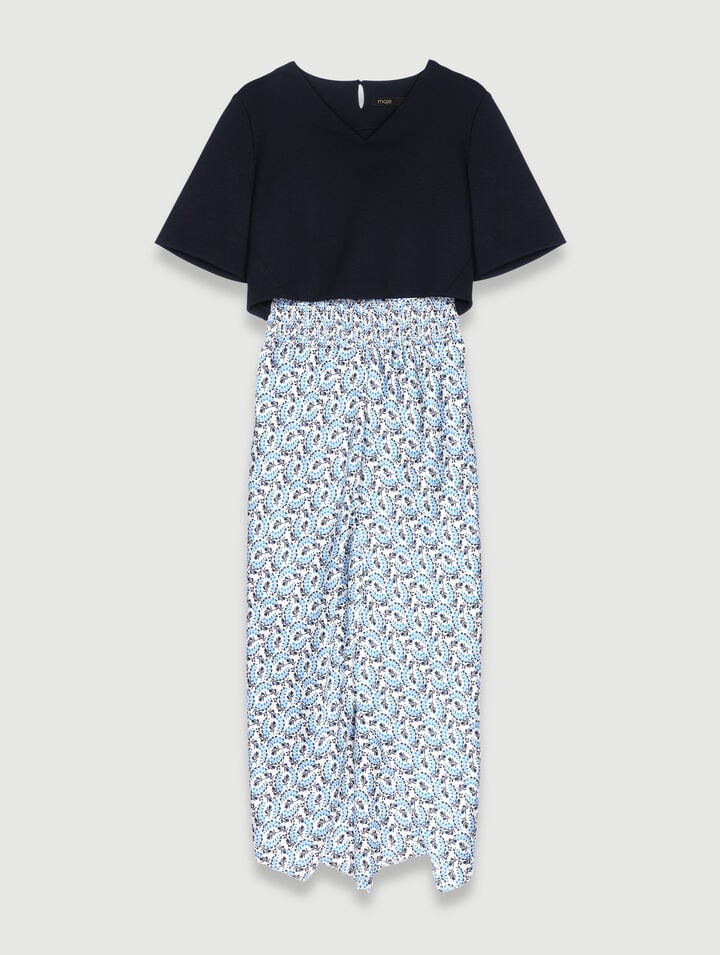 Robe 2-en-1 fleurie