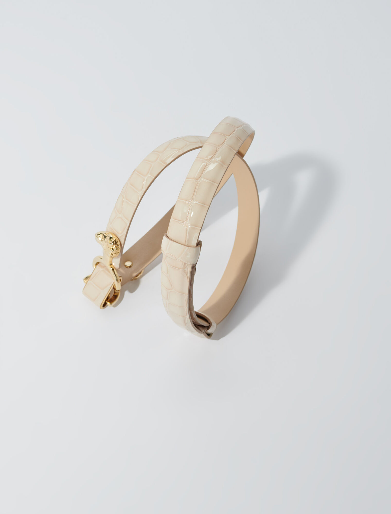 Ceinture en cuir glossy Clover