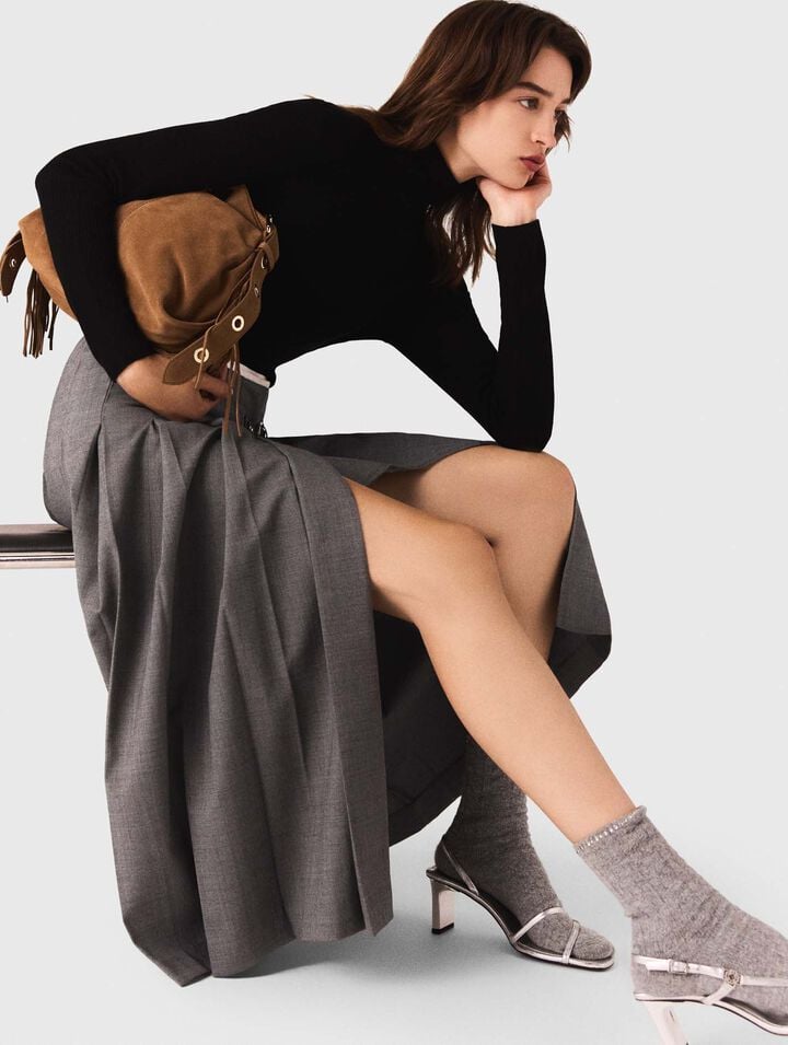 Jupe longue à plis Jupe longue à plis