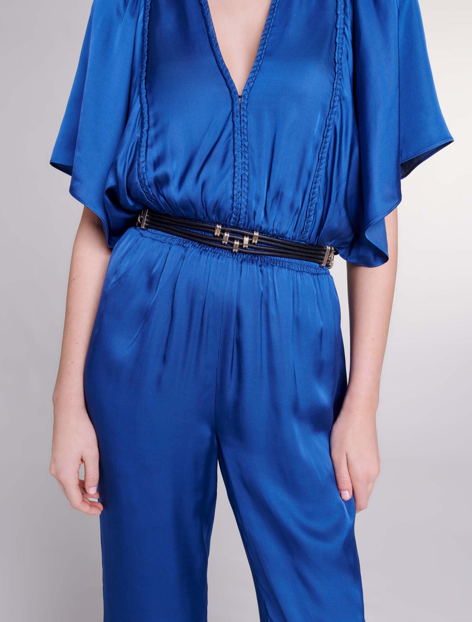 Ceinture mix métal et cuir
