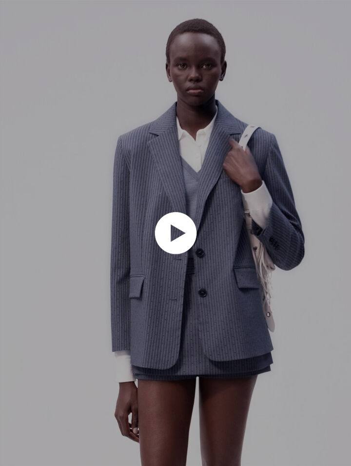 Rhinestone suit jacket