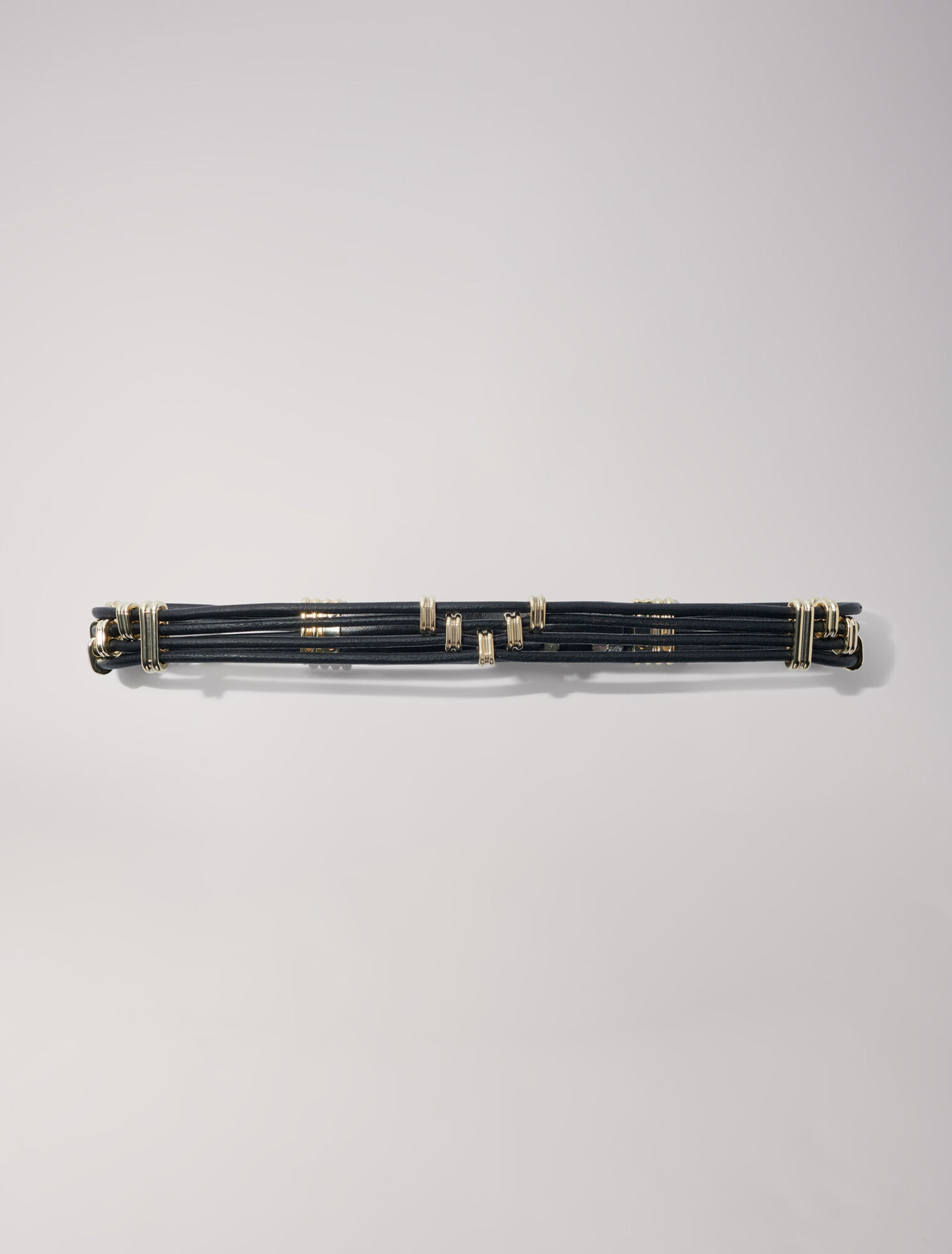 Ceinture mix métal et cuir