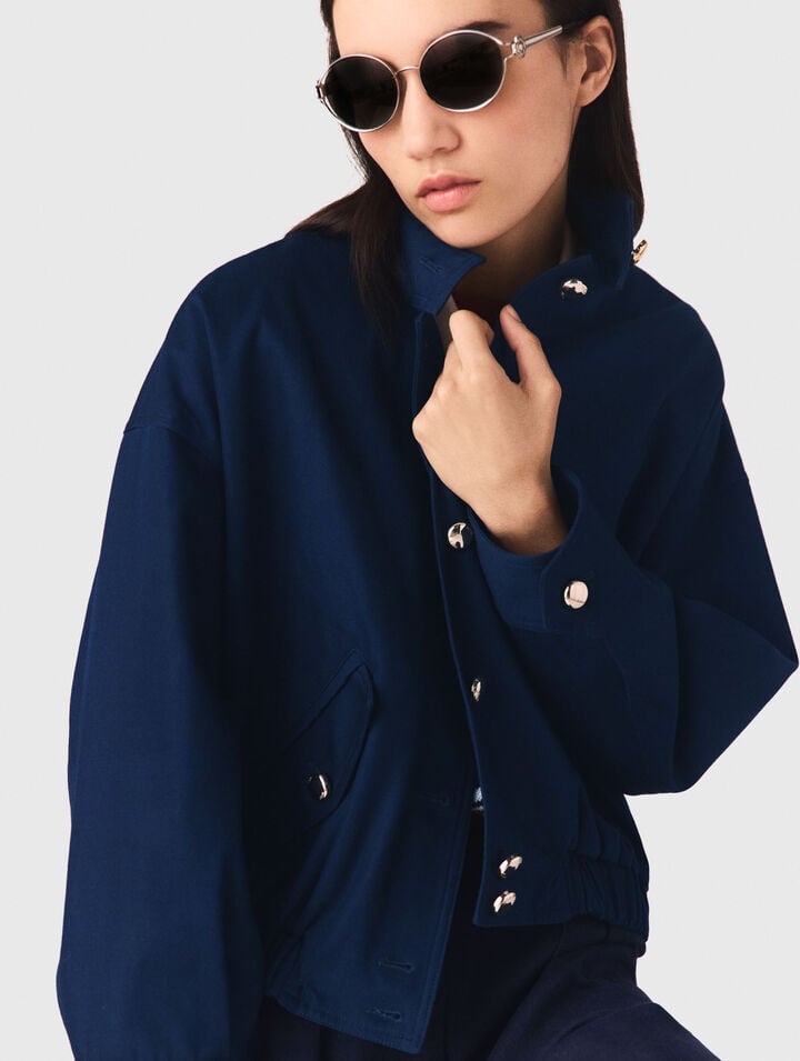 Blouson bomber en coton