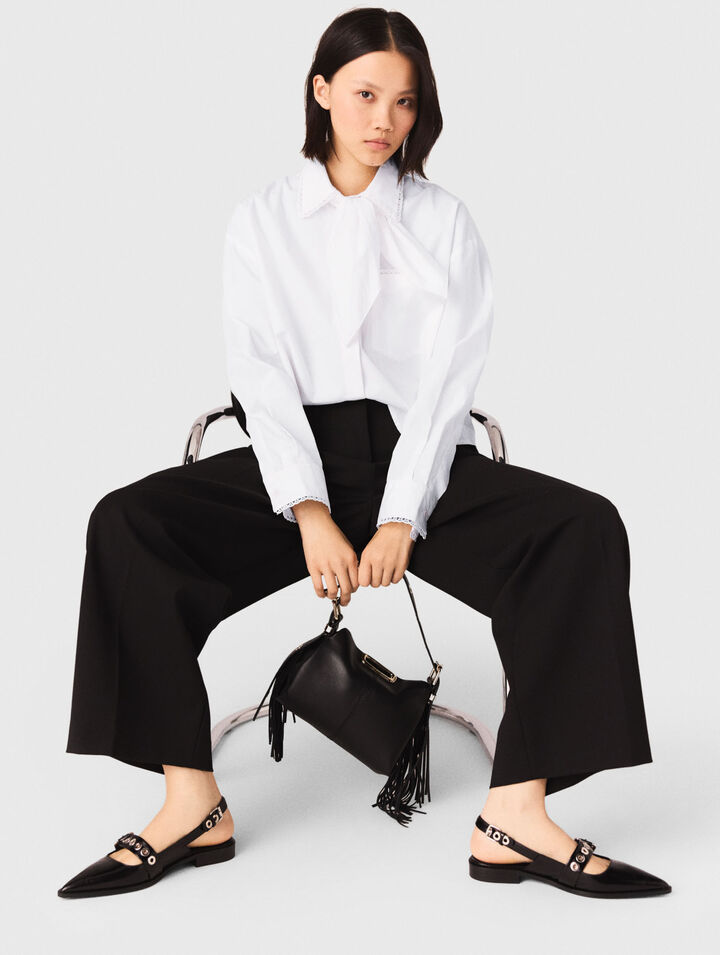 Balloon suit trousers