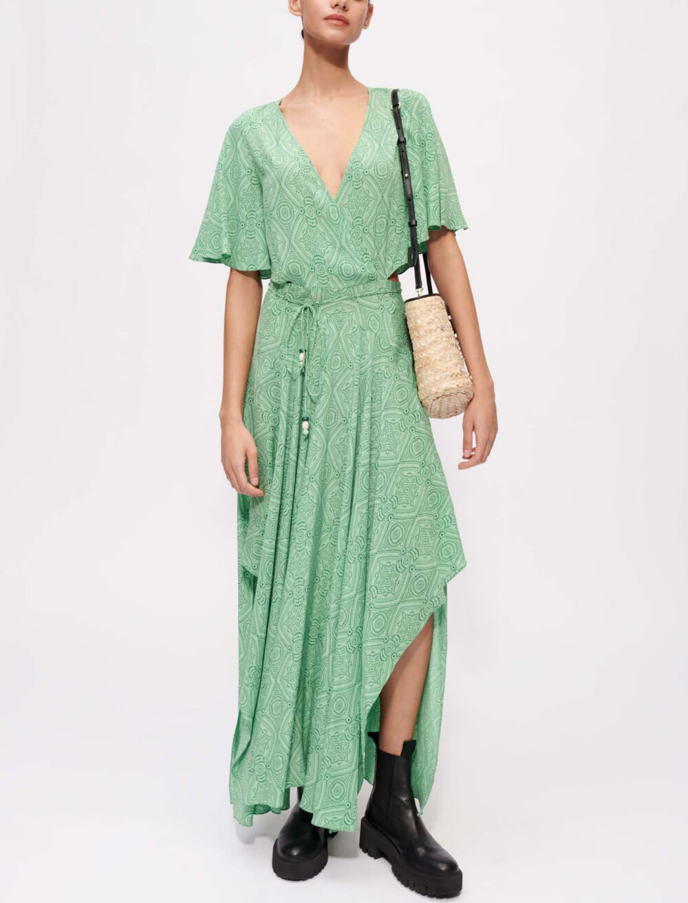 Robe maje foulard outlet