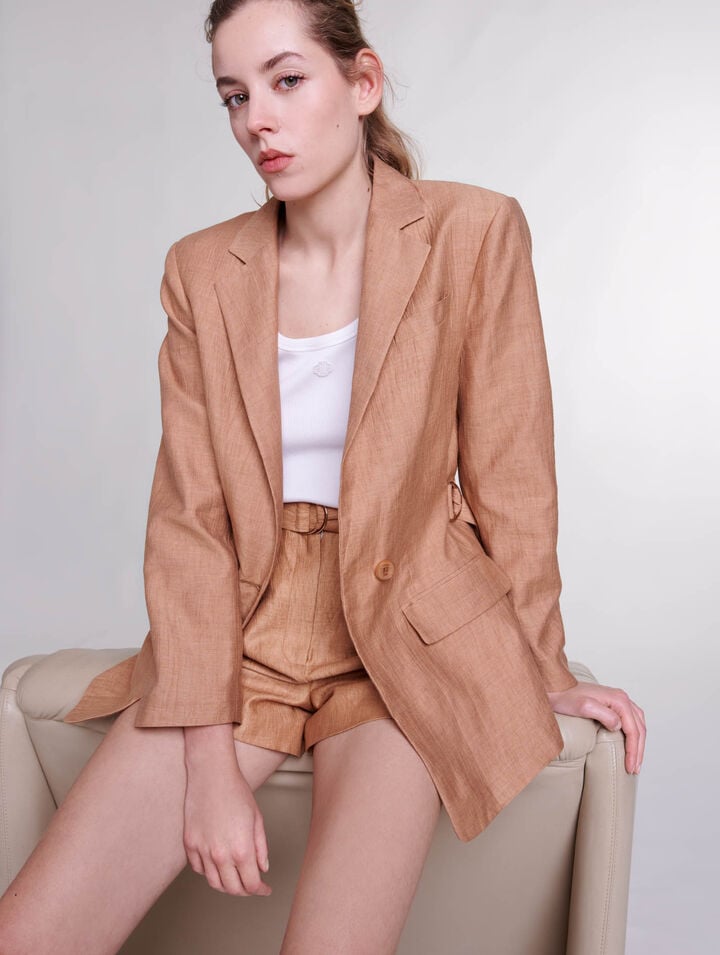 Veste de tailleur en lin