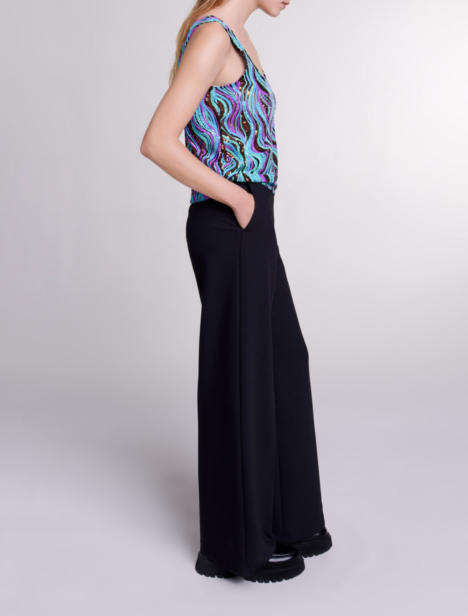 Top à sequins