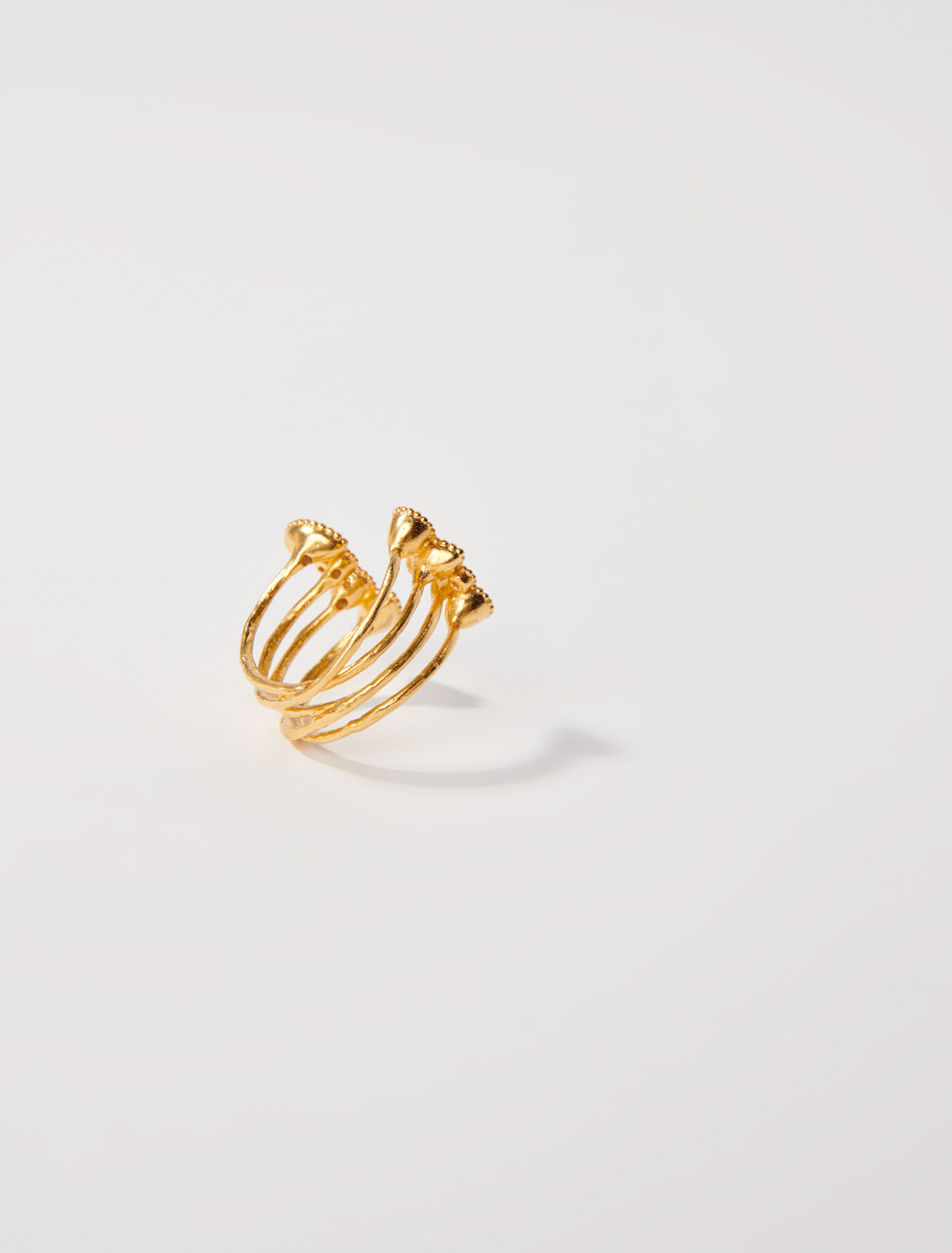 Bague en laiton recyclé doré