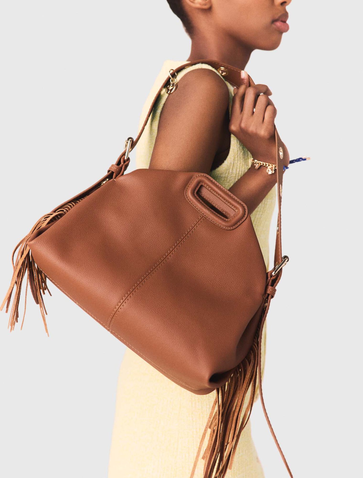 Grained leather Miss M bag