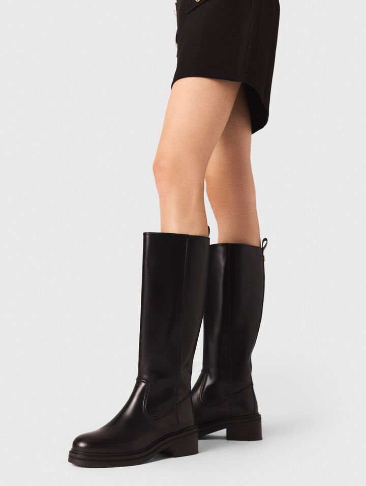 Bottes en cuir