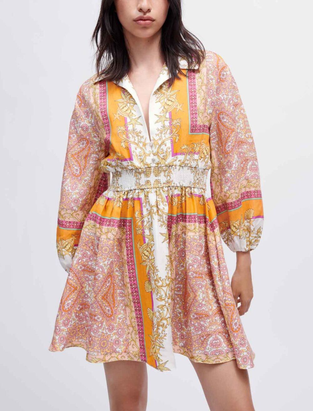 Robe maje foulard outlet
