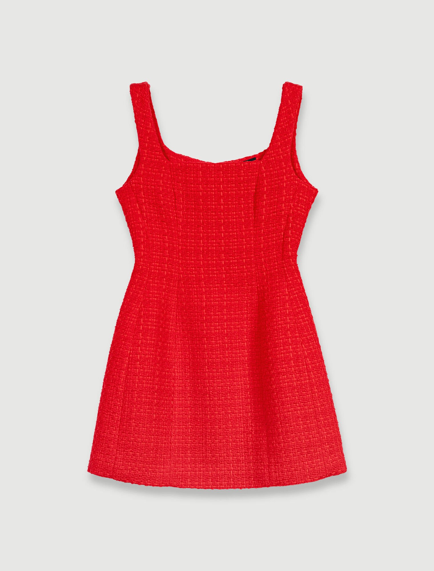Robe courte en tweed