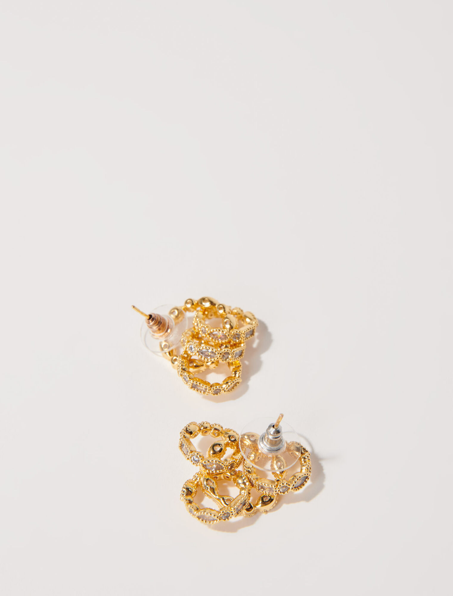 Boucles d'oreilles dorées