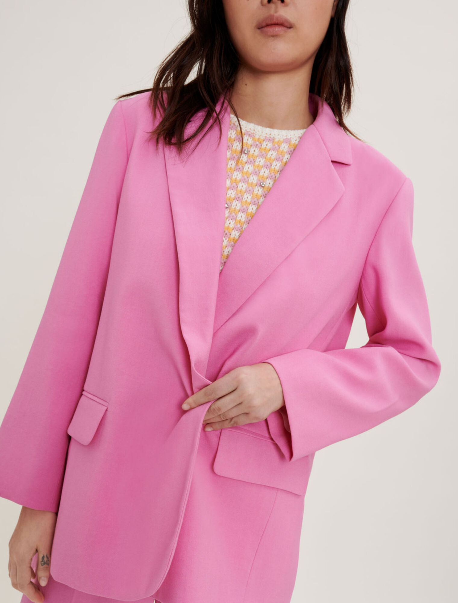 Veste tailleur fluide en ample