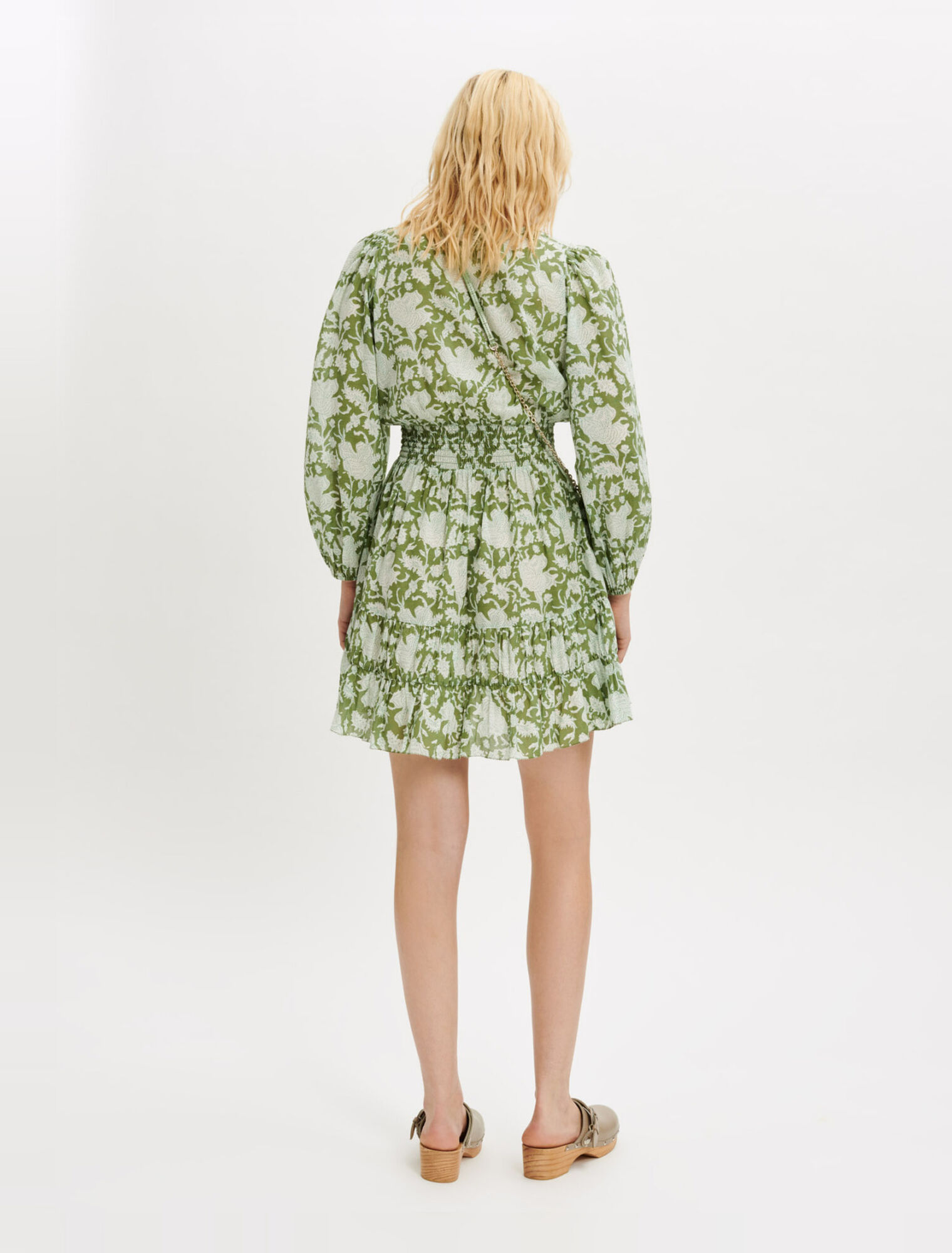 Robe en coton imprimé