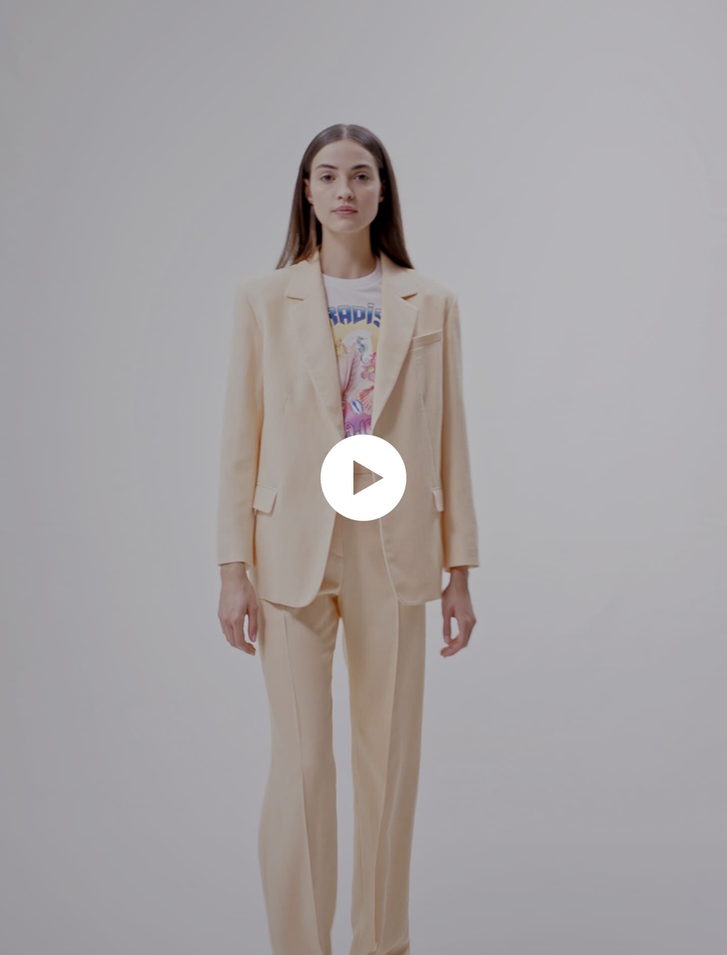 Veste tailleur Yellow Orange pour femme Maje