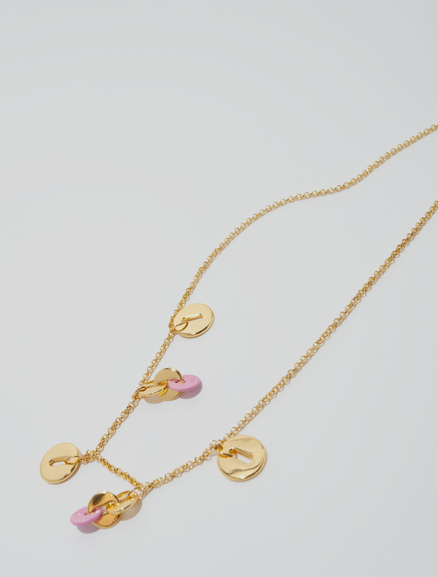 Collier chaîne à pendentifs