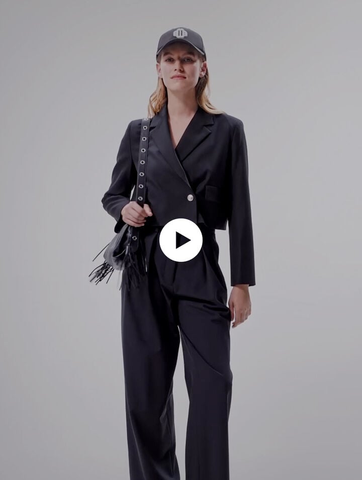 Veste courte droite