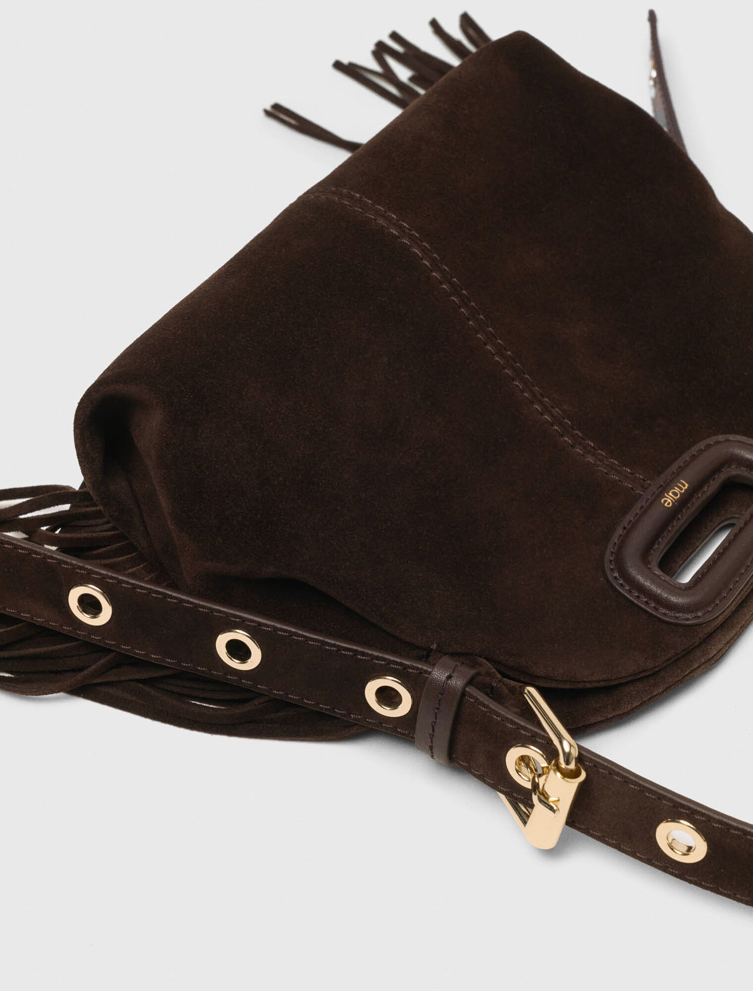 Sac Miss M mini en cuir su&egrave;de