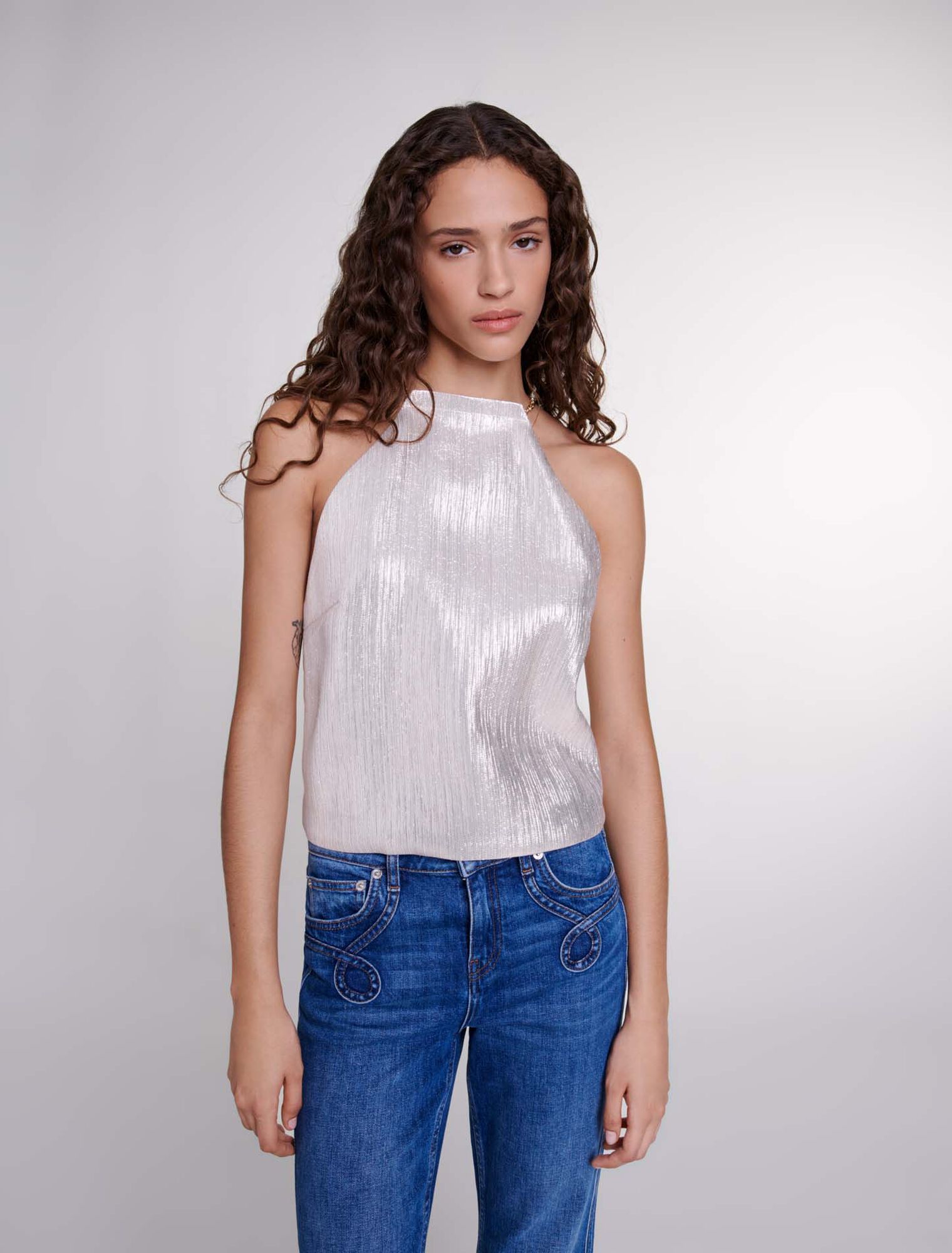 Metallic top