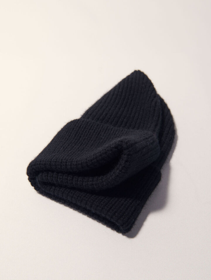 Bonnet en laine et cachemire