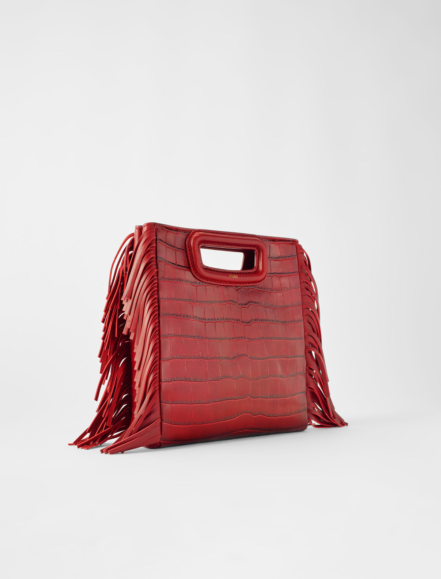 Sac maje rouge cuir top
