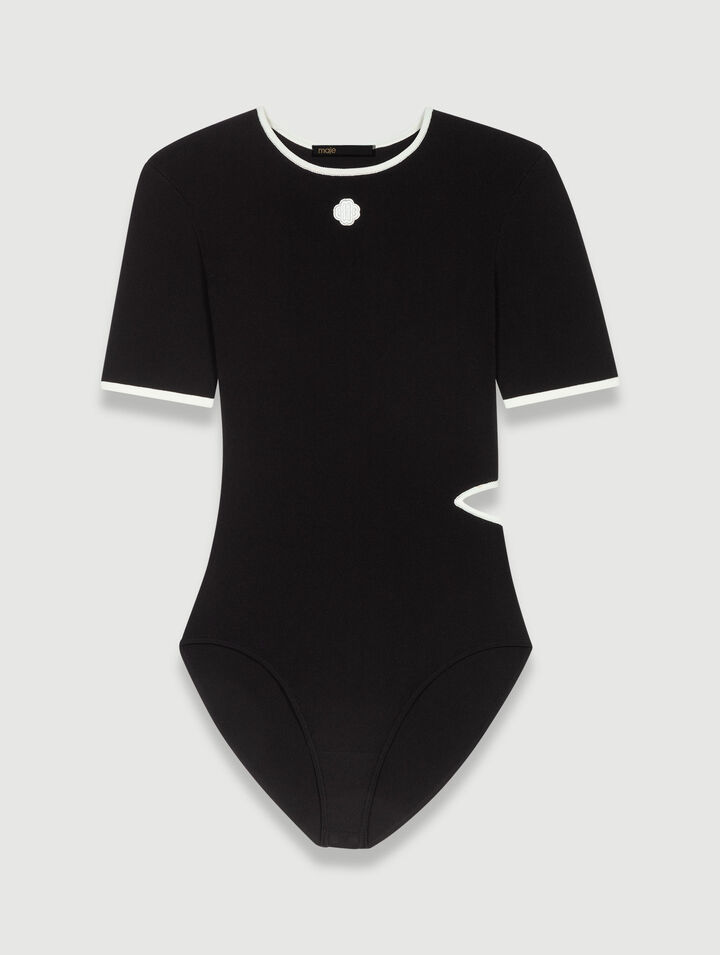 Body ajouré en maille
