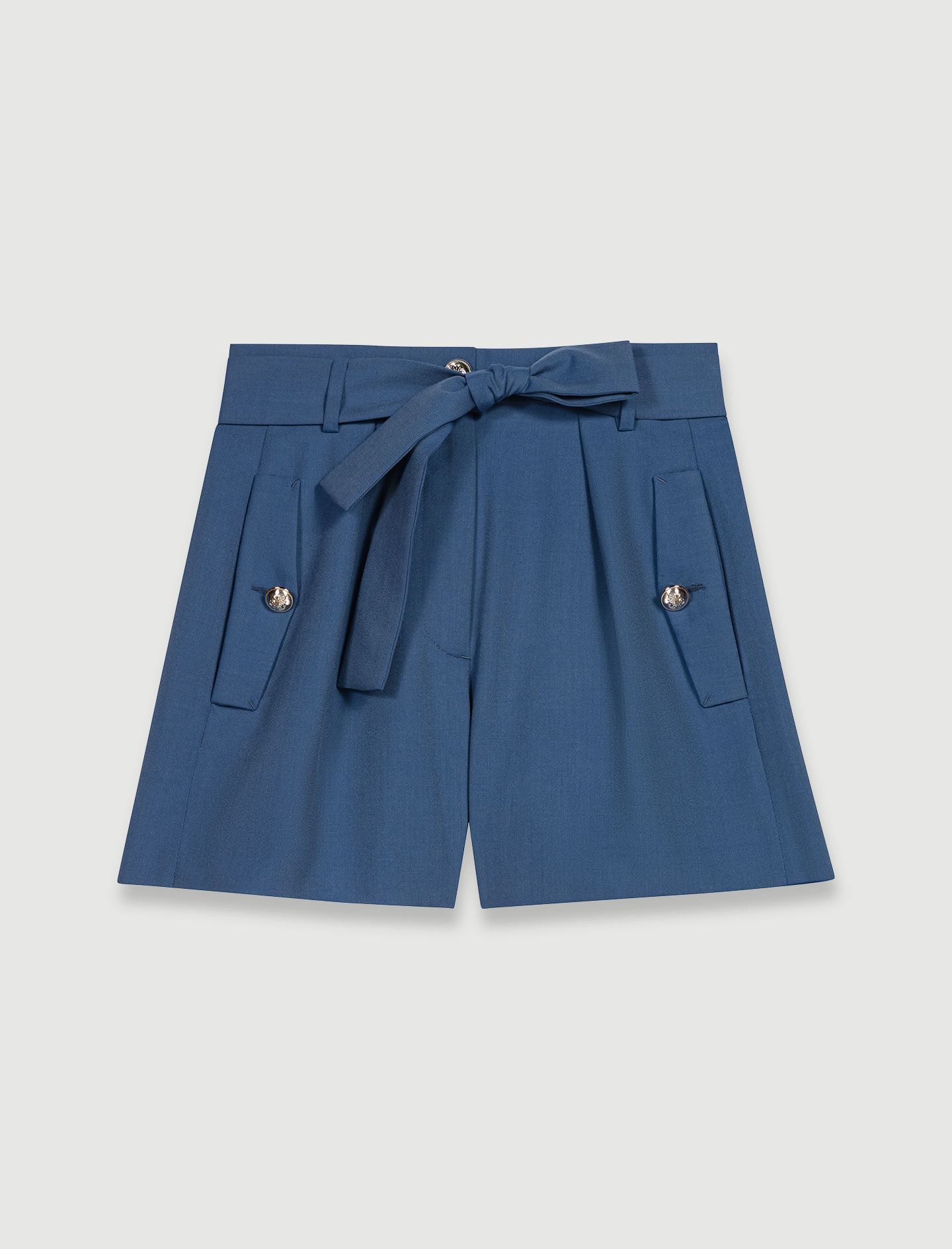 High waisted shorts Blue For Women Maje